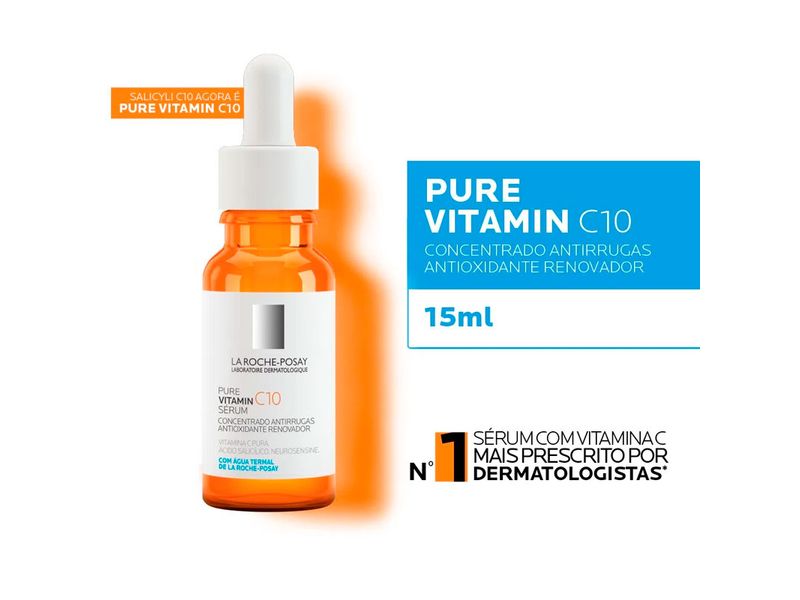 Serum-Facial-Concentrado-La-Roche-Posay-Pure-Vitamin-C10-Antirrugas-15ml