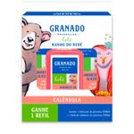 Kit-Banho-Granado-Bebe-Calendula-1-Sabonete-Liquido-250ml---2-Refis-250ml