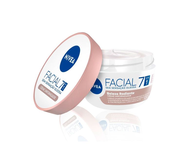 Kit-Locao-Deo-Hidratante-Nivea-Beleza-Radiante-Pele-Negra-200ml---Creme-Facial-Nivea-Beleza-Radiante-100g