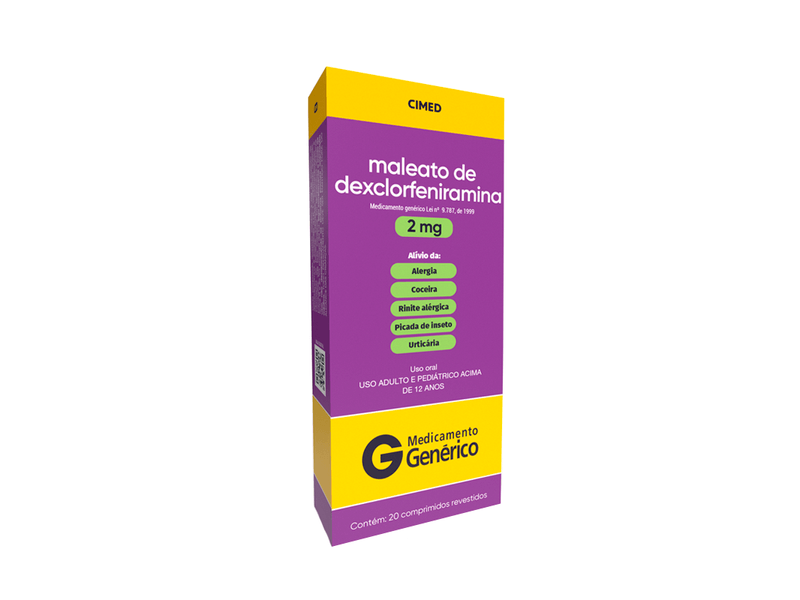 Maleato-de-Dexclorfeniramina-2mg-Cimed-20-Comprimidos-Revestidos