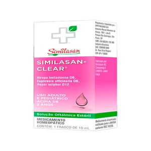 Similasan Clear Solução Oftálmica Estéril 10ml