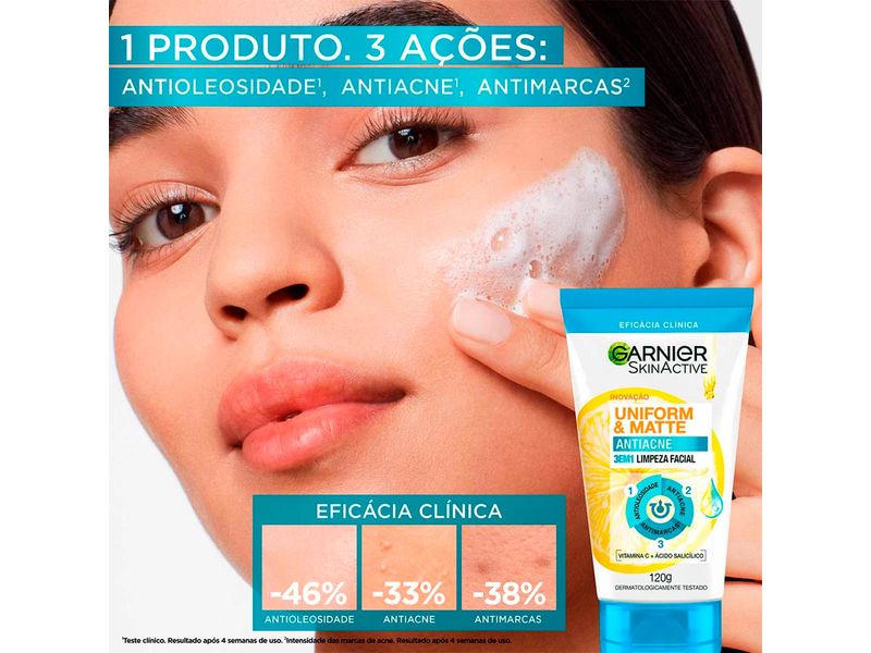 Limpeza-Facial-3EM1-Garnier-SkinActive-Uniform---Matte-Antiacne-120g