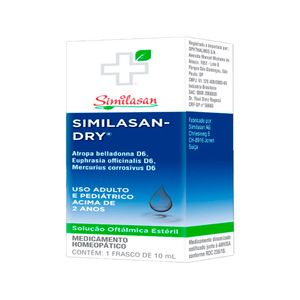 Similasan Dry Solução Oftálmica Estéril 10ml