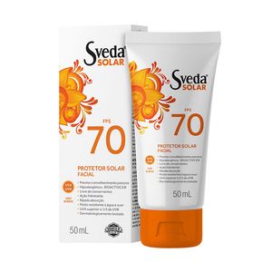 Protetor Solar Facial Sveda Solar FPS70 50ml