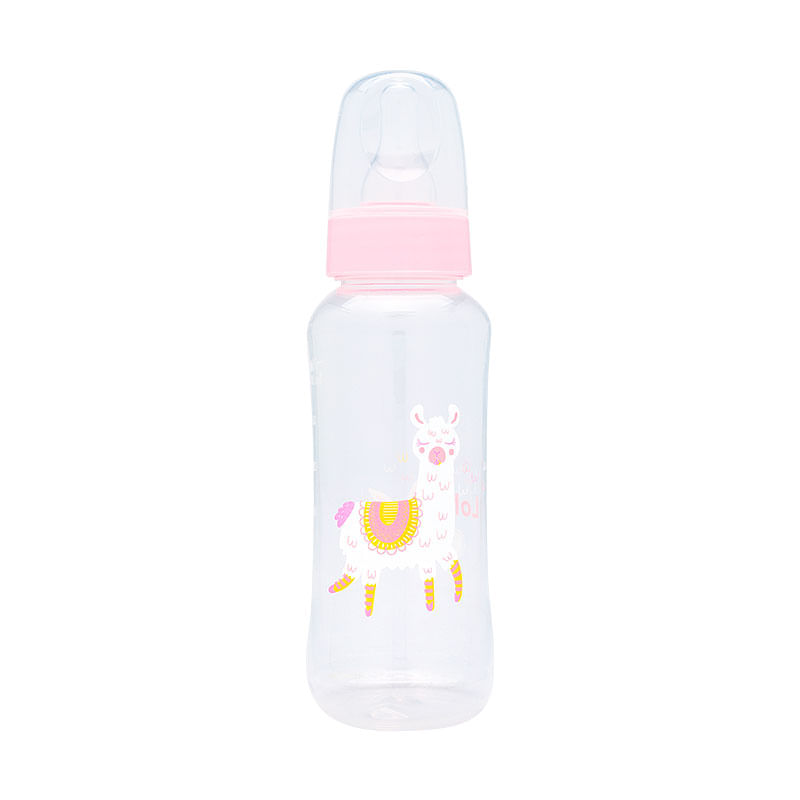 Imagem de Mamadeira Lolly Zoo Rosa 250ml