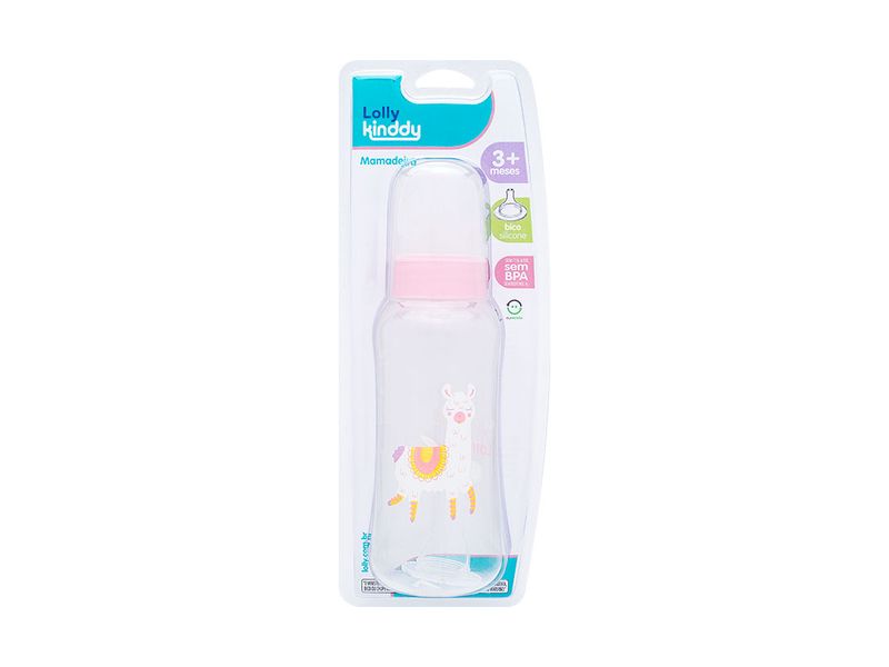 Mamadeira-Lolly-Zoo-Rosa-250ml