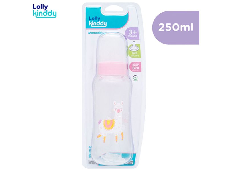 Mamadeira-Lolly-Zoo-Rosa-250ml