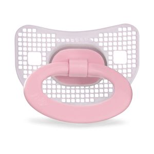 Chupeta Lolly Kinday Net Sil 6+ Meses Rosa 1 Unidade