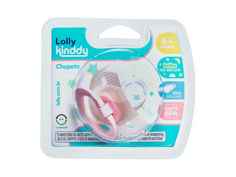 Chupeta-Lolly-Kinday-Net-Sil-6--Meses-Rosa-1-Unidade