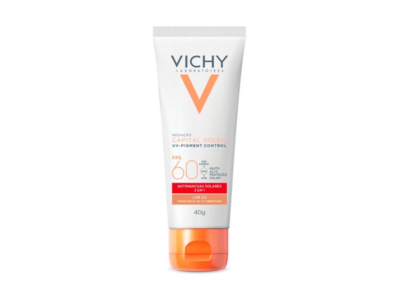 Protetor-Solar-Facial-Vichy-Capital-Soleil-UV-Pigment-Control-FPS60-Cor-3.0-40g