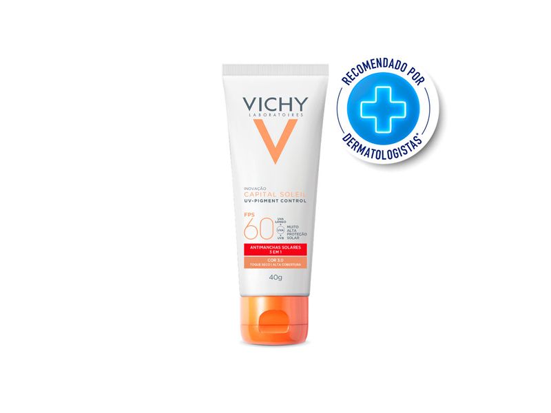 Protetor-Solar-Facial-Vichy-Capital-Soleil-UV-Pigment-Control-FPS60-Cor-3.0-40g