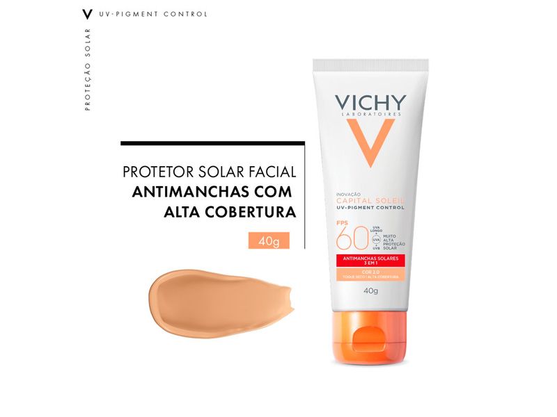 Protetor-Solar-Facial-Vichy-Capital-Soleil-UV-Pigment-Control-FPS60-Cor-2.0-40g