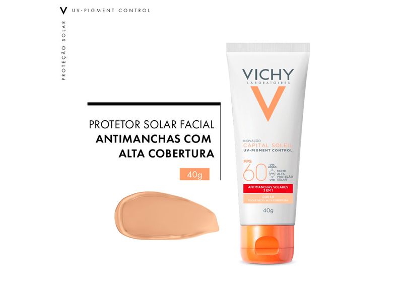 Protetor-Solar-Facial-Vichy-Capital-Soleil-UV-Pigment-Control-FPS60-Cor-1.0-40g