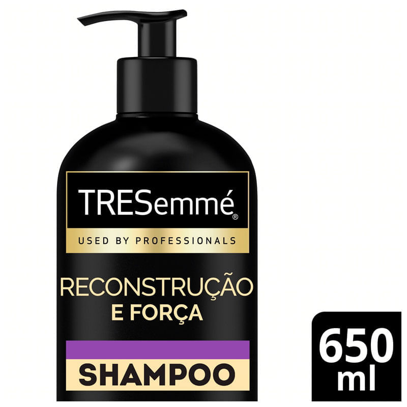 Shampoo: Tresemmé Reconstrução e Força 650ml | Drogal