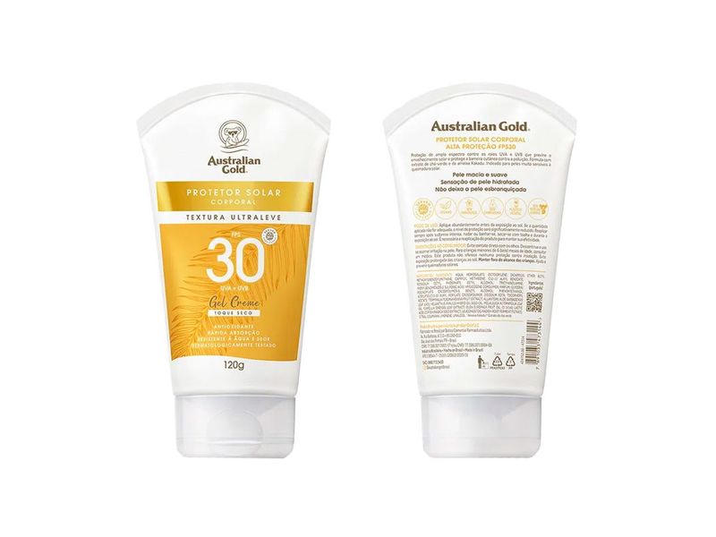 Protetor-Solar-Corporal-Australian-Gold-Gel-Creme-FPS30-120g