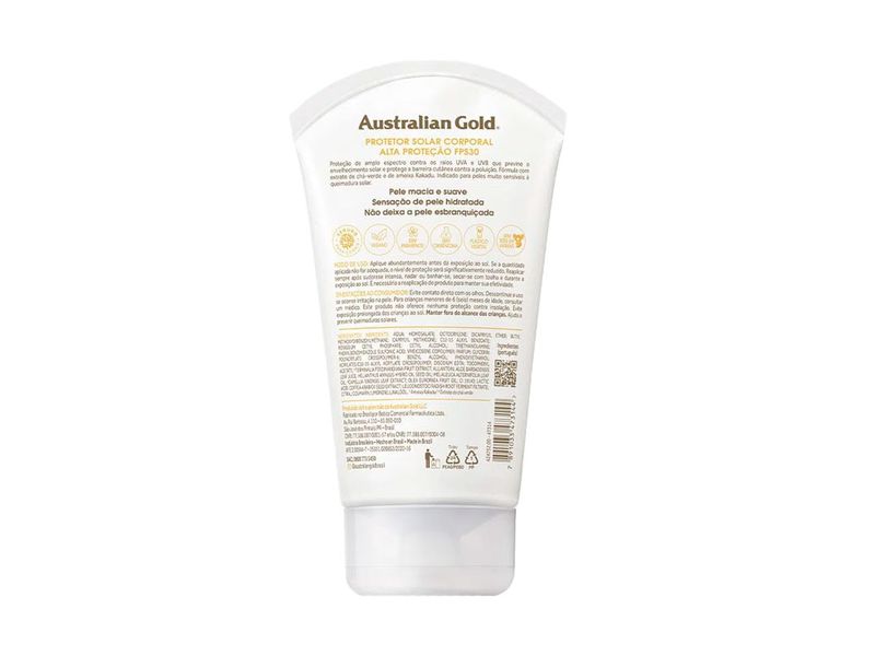 Protetor-Solar-Corporal-Australian-Gold-Gel-Creme-FPS30-120g