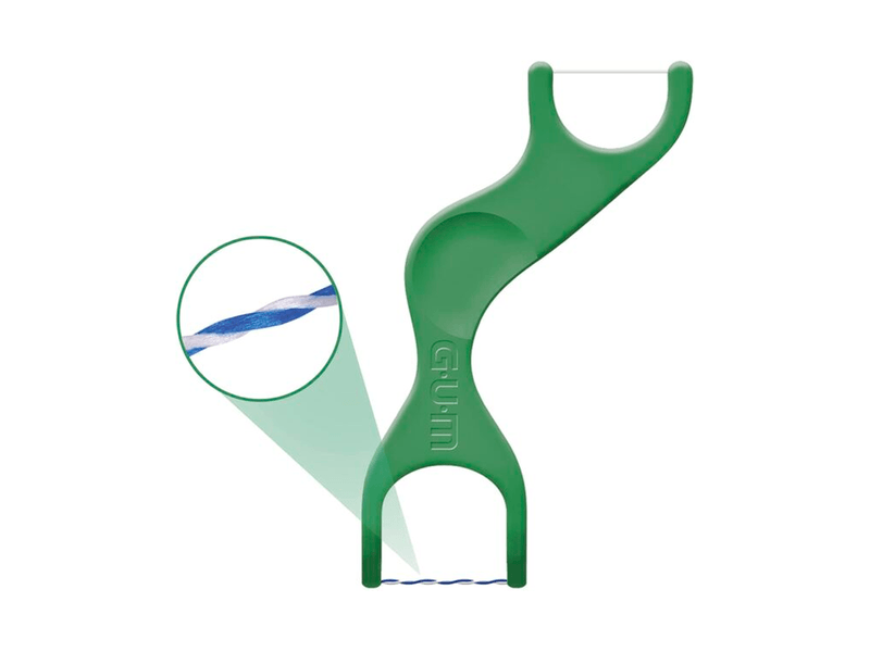 Fio-Dental-G.U.M-Flosser-Dual-Technique-Sabor-Menta-20-Unidades