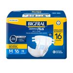 Fralda-Descartavel-Bigfral-Derma-Plus-Noturna-M-Embalagem-Economica-16-Unidades