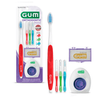 Kit-Orthodontic-G.U.M-1-Escova-Ortodontica---3-Escovas-Interdentais---Cera-De-Protecao---Fios-Ortodonticos