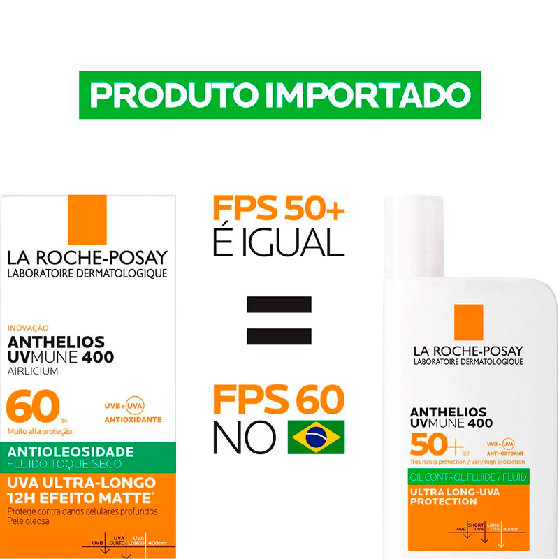 La Roche Anthelios UVMune 400 Airlicium Antioleosidade FPS50