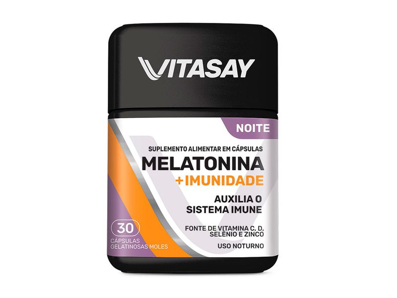 Suplemento-Alimentar-Vitasay-Melatonida--Imunidade-30-Capsulas-Gelatinosas-Moles