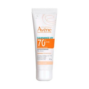 Protetor Solar Facial Avène Cleanance UV Antioleosidade Cor Claro FPS70 40g