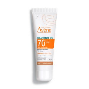 Protetor Solar Facial Avène Cleanance UV Antioleosidade Cor Médio Escuro FPS70 40g