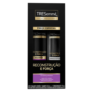 Kit Tresemmé Reconstrução e Força Shampoo 350ml + Condicionador 175ml