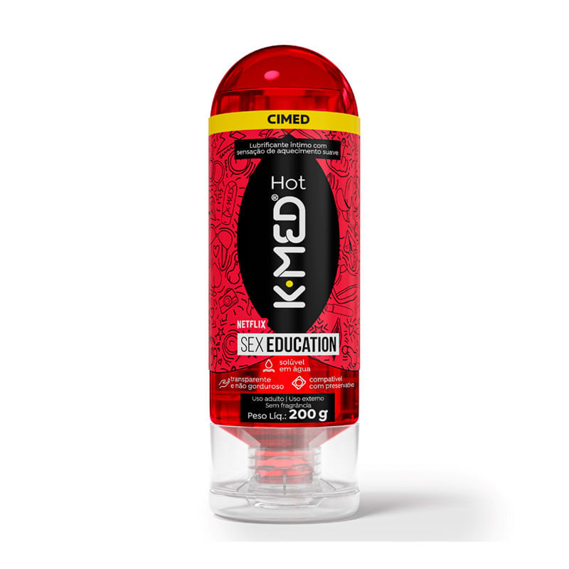 Lubrificante Íntimo K-Med Hot 200g: Preço | Drogal