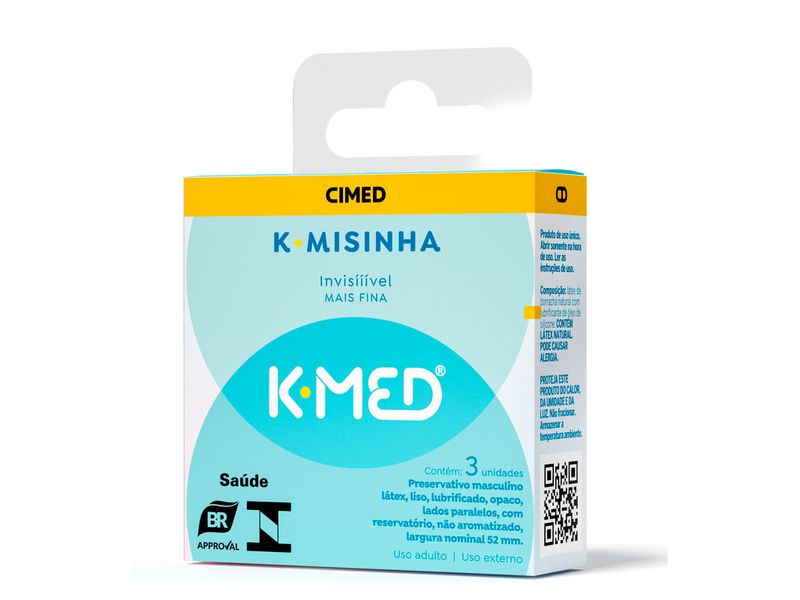 Preservativo-Masculino-Lubrificado-K-Med-K-Misinha-Invisivel-3-Unidades