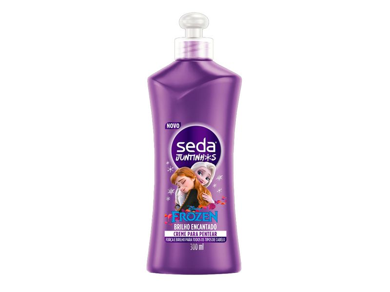 Creme-Para-Pentear-Seda-Juntinhos-Frozen-Brilho-Encantado-300ml