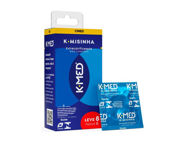 Preservativo-Masculino-K-Misinha-K-Med-Extra-Lubrificado-Leve-8-Pague-6-Unidades