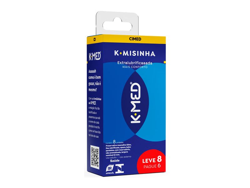 Preservativo-Masculino-K-Misinha-K-Med-Extra-Lubrificado-Leve-8-Pague-6-Unidades