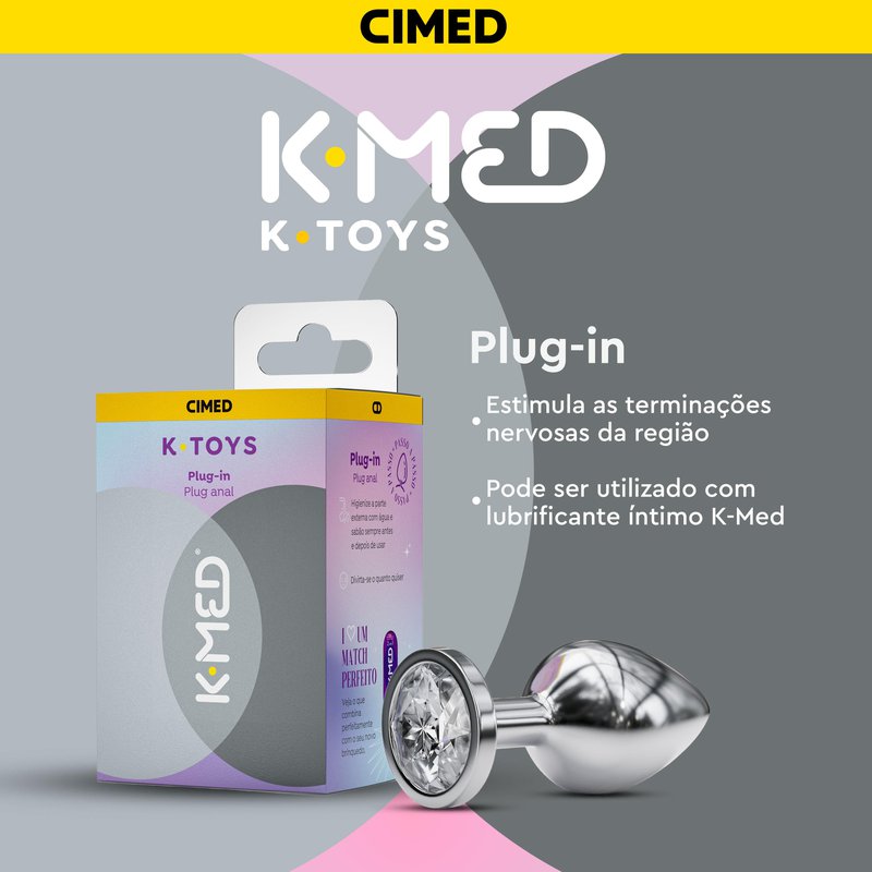 Plug Anal K-Med K-Toys Plug-In 1 Unidade | Drogal