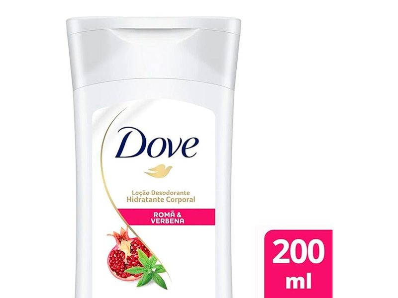 Loção Hidratante Corporal Dove Romã e Verbena 200ml
