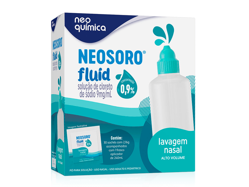 Neosoro-Fluid-Alto-Volume-09--Po-Para-Solucao-Nasal-30-Saches---Frasco-Aplicador