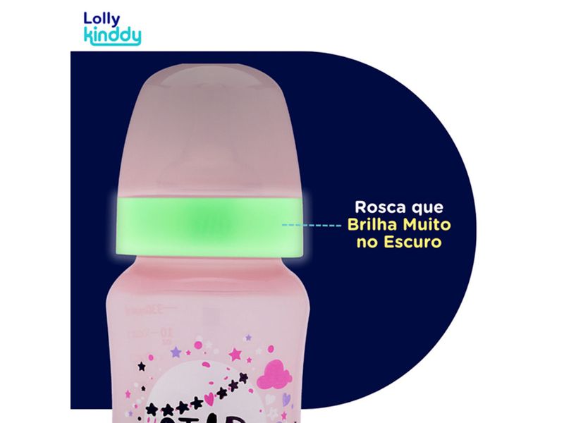 Mamadeira-Lolly-Kinddy-Big-Star-3--Meses-Rosa-330ml