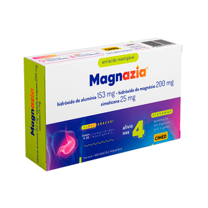 Magnazia Sabor Abacaxi 30 Comprimidos Mastígáveis