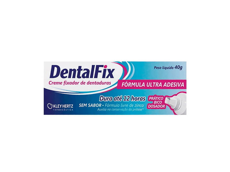 Creme Fixador de Dentadura DentalFix Sem Sabor 40g