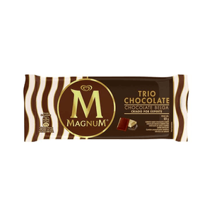Sorvete Kibon Magnum Trio Chocolate Belga 69g