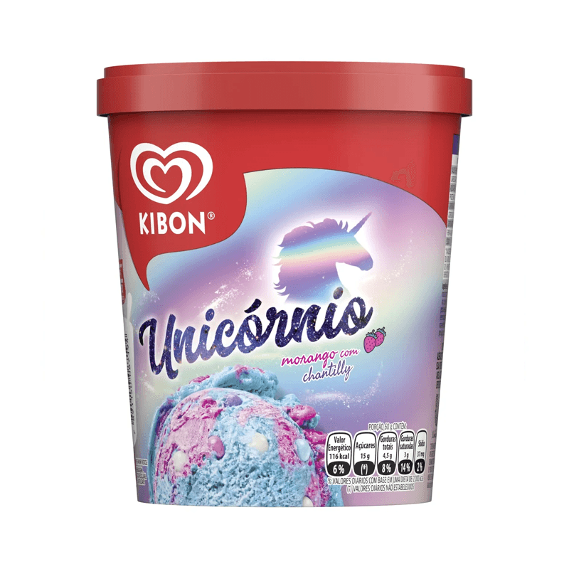 Sorvete Kibon Blast Unicórnio Pote 800ml - Oferta Disponível