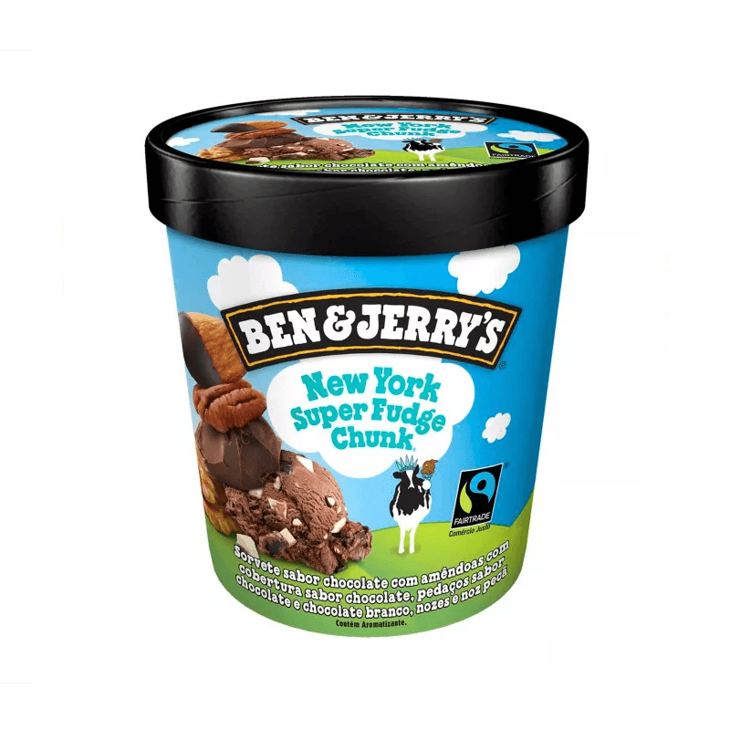 Sorvete Ben&Jerrys New York Fudge Chunk 120ml - Comprar