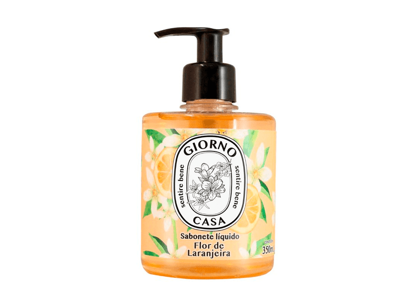 Sabonete Líquido Giorno Casa Flor de Laranjeira 350ml