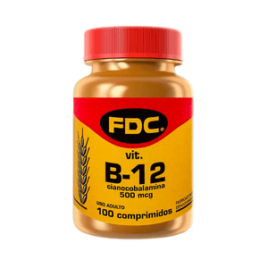 Vitamina B-12 500mcg FDC 100 Comprimidos