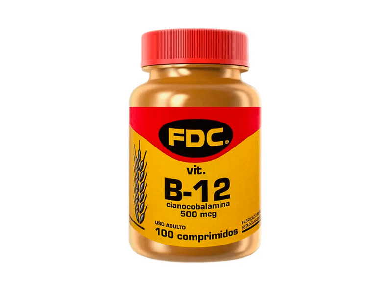 Vitamina B-12 500mcg 100 Comprimidos