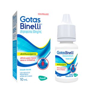 Gotas Binelli 30mg/ml Solução Oral 10ml