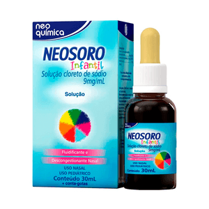 Neosoro Infantil 9mg/ml Solução Nasal 30ml + Conta-gotas