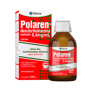 Polaren Xarope 0,4mg/ml Sabor Tutti-Frutti 100ml + Copo Medidor