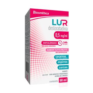 Lur 0,5mg/ml Xarope Sabor Tutti-Frutti 60ml