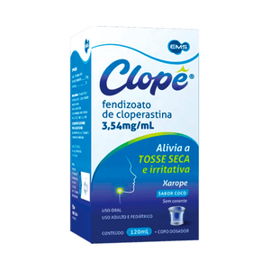 Clope 3,54mg/ml Frasco 120ml - EMS